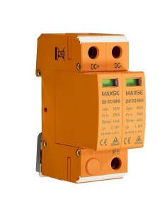 Limitador de sobretensiones transitorias 500VDC 2P 20kA 40kA - Maxge - 3 2
