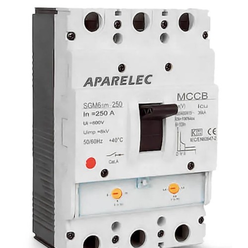Interruptor en caja moldeada térmico y magnético 4 Polos 630A 85kA - 1