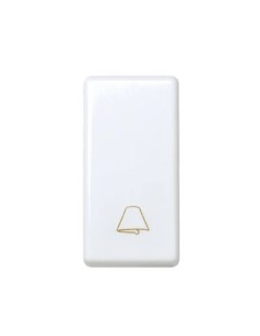 Pulsador campana blanco estrecho Simon 27150-64 - 1