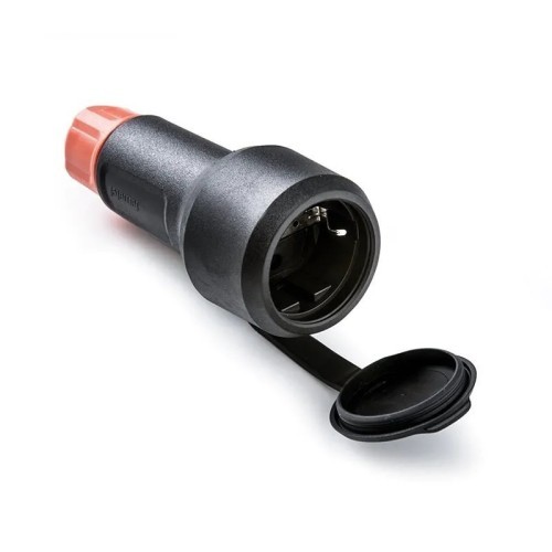 Base aérea de goma con tapa 16A 250V TT IP54 Famatel 2165 - 1