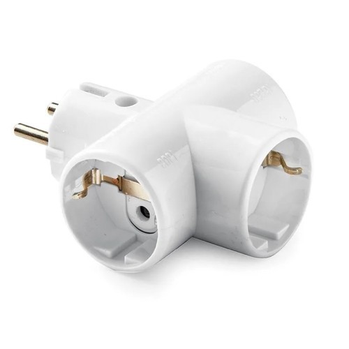 Adaptador enchufe triple TT 16A 250V Famatel 1303 - 1