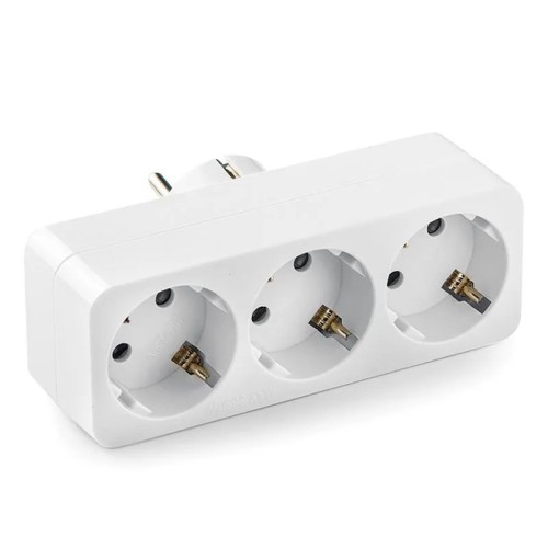 Adaptador triple frontal T.T. Lateral 16A 250V Famatel 1330 - 1