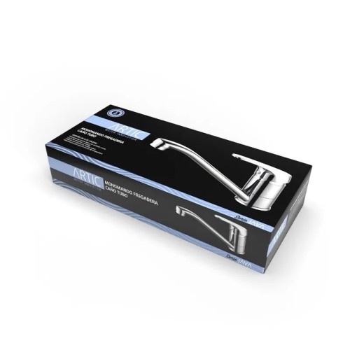 Grifo Fregadero con Tubo Bajo Horizontal serie Java Artic - 5