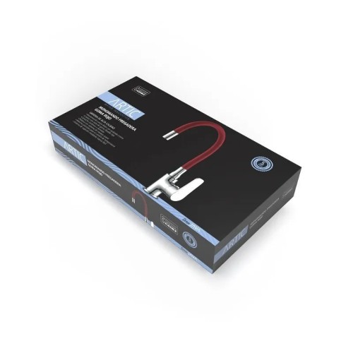 Grifo de Cocina Fregadero Caño Goma Flexible Rojo serie Java Artic - 6