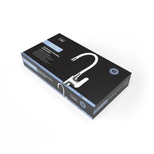 Grifo Fregadero Caño Goma Flexible Blanco serie Java Artic - 6 Grifo Fregadero Caño Goma Flexible Blanco serie Java Artic - 6