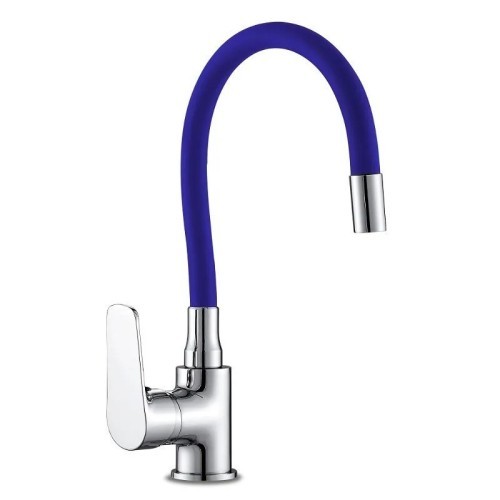 Grifo Monomando Fregadero Caño Goma Flexible Azul serie Java Artic - 1 Grifo Monomando Fregadero Caño Goma Flexible Azul serie Java Artic - 1