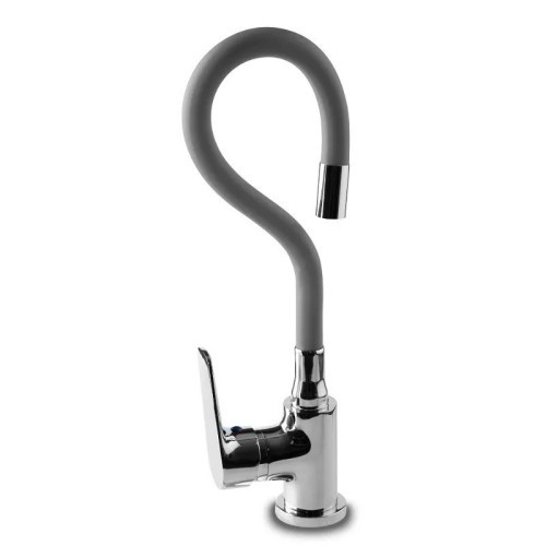 Grifo para Fregadero Caño Goma Flexible Gris serie Java Artic - 2 Grifo para Fregadero Caño Goma Flexible Gris serie Java Artic - 2