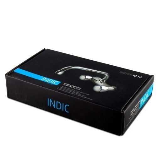 Batería fregadero caño bajo tubo 15CM serie Indic Artic - 2