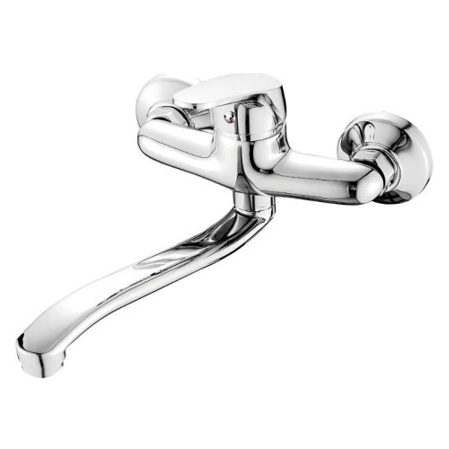 Grifo Monomando Fregadero para Pared Bajo serie Pacific Artic - 1