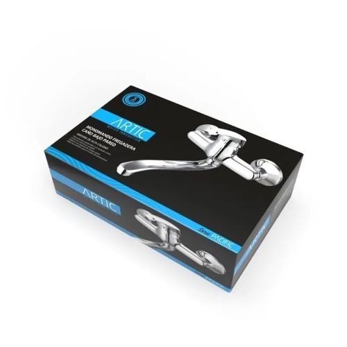 Grifo Monomando Fregadero para Pared Bajo serie Pacific Artic - 4