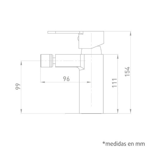 Grifo bidet monomando serie Atlantic Artic - 5 Grifo bidet monomando serie Atlantic Artic - 5