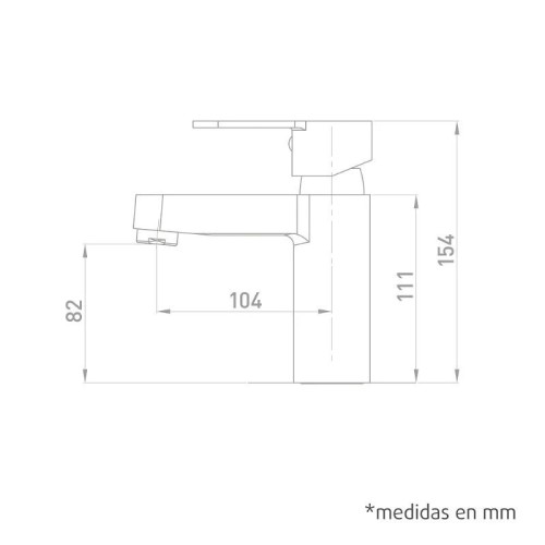 Grifo lavabo monomando serie Atlantic Artic - 4