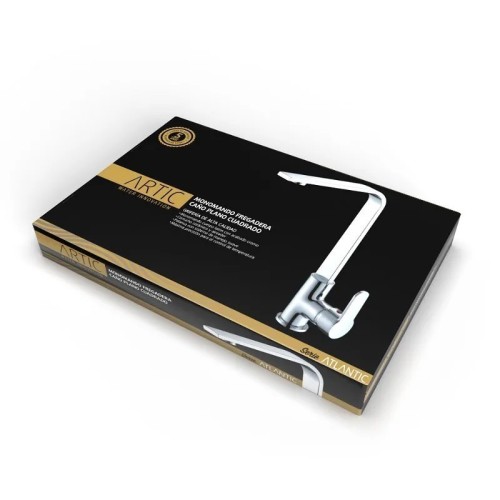 Grifo fregadero con tubo plano recto serie Atlantic Artic - 5