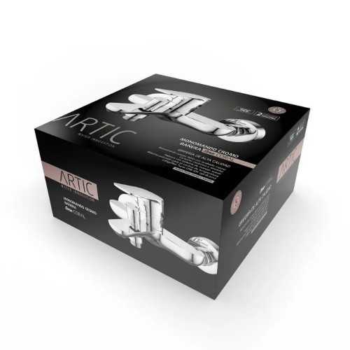 Grifo bañera cromado monomando Coral Artic - 8