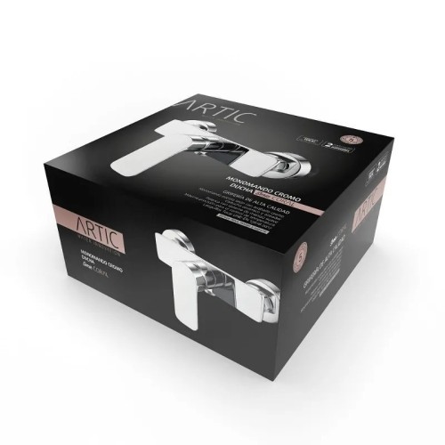 Grifo ducha cromado monomando Coral Artic - 7