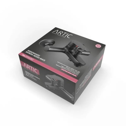 Grifo Monomando Bañera Danubio Black Artic - 7