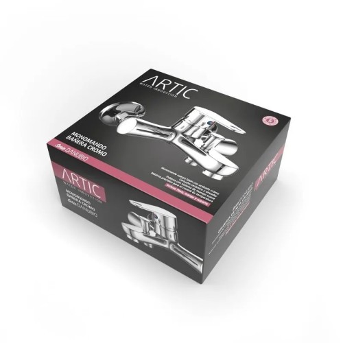 Grifo de Bañera Monomando Danubio Cromo Artic - 6