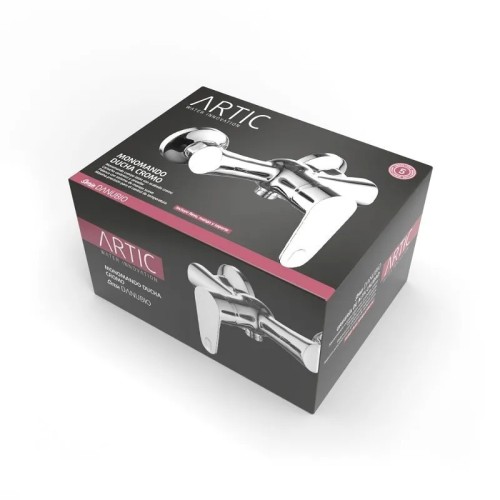 Grifo de Ducha Danubio Cromo Monomando Artic - 6