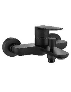 Grifo Bañera Coral Negro Mate Monomando Artic - 1