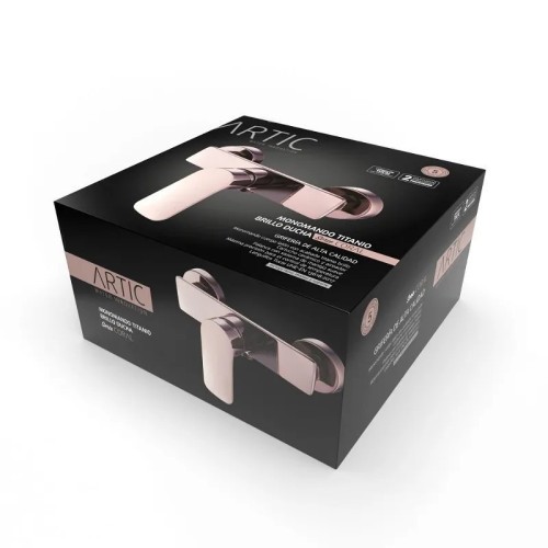 Grifo de Baño Monomando Coral Titanio Brillante Artic - 7