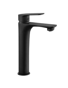 Grifo de Lavabo Alto Monomando Coral Negro Mate Artic - 1
