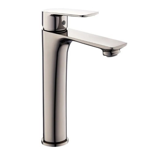 Grifo Monomando Lavabo Alto Coral Titanio Brillante Artic - 1 Grifo Monomando Lavabo Alto Coral Titanio Brillante Artic - 1