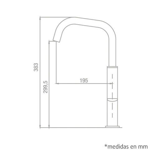 Grifo de Cocina Monomando Fregadero Alto Baltic Artic - 4 Grifo de Cocina Monomando Fregadero Alto Baltic Artic - 4