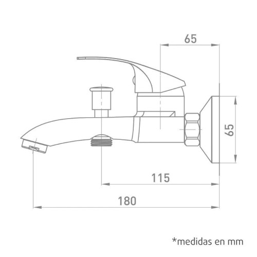 Grifo de Bañera Monomando Oceanic Artic - 6
