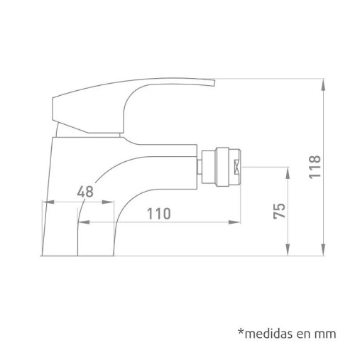Grifo Bidet Monomando Oceanic Artic - 6