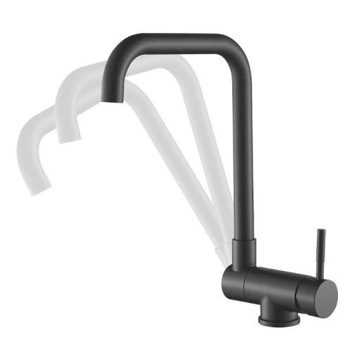 Grifo Abatible Fregadero Monomando Negro Oceanic Artic - 2 Grifo Abatible Fregadero Monomando Negro Oceanic Artic - 2