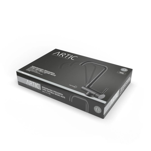 Grifo Abatible Fregadero Monomando Negro Oceanic Artic - 6