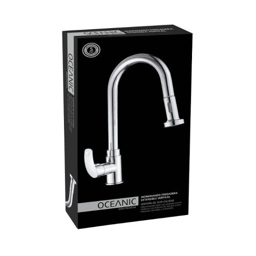Grifo de Cocina Fregadero Extensible Monomando Oceanic Artic - 6 Grifo de Cocina Fregadero Extensible Monomando Oceanic Artic - 6