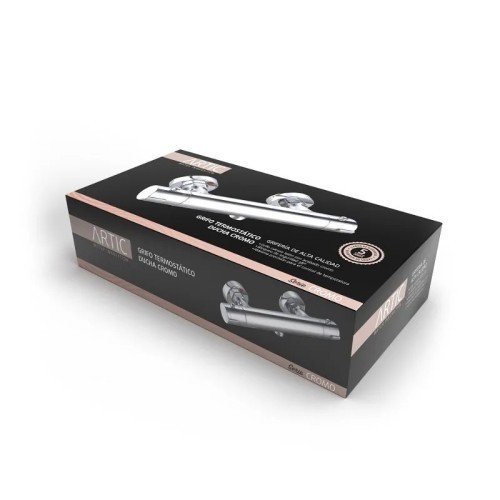 Grifo Coral Cromado Termostático Ducha Artic - 3 Grifo Coral Cromado Termostático Ducha Artic - 3