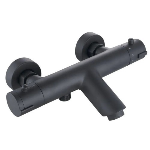 Grifo de Bañera Termostático Negro Artic - 1