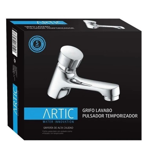 Grifo Lavabo Temporizado Pulsador Artic - 2