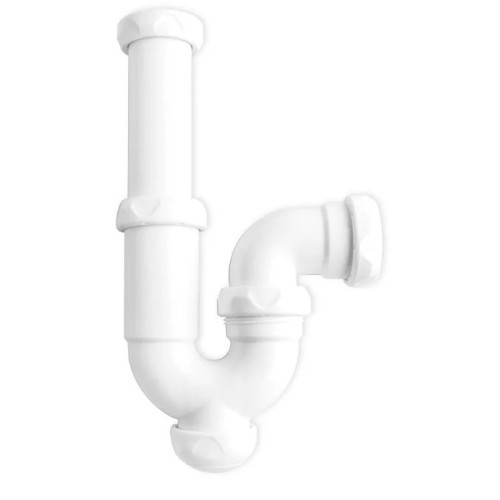 Sifón Curvo Lavadora Extensible Tuerca Loca 1 1/2" Artic - 1