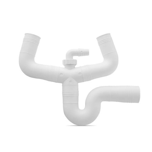 Sifón Doble Goma Fregadero Corto 35X40MM Artic - 1