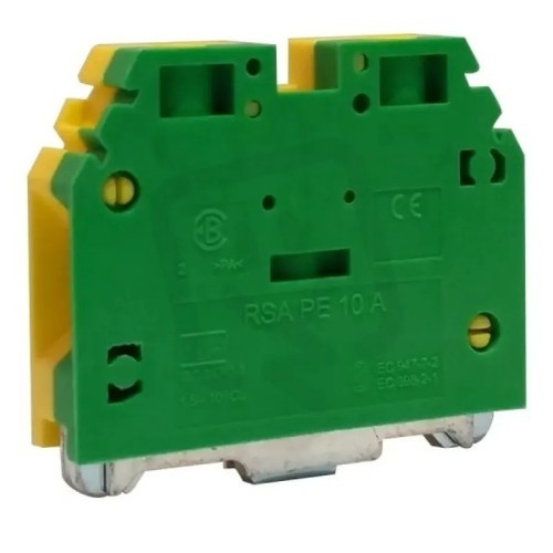 Borna de paso tierra 10 mm2 por tornillos - 1