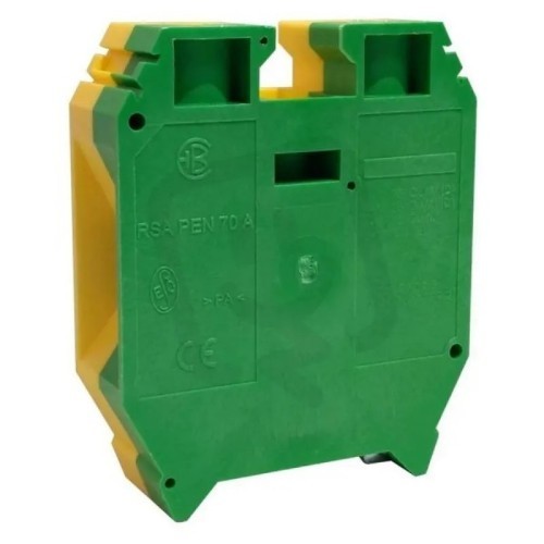 Borna de tierra 70 mm2 con fijación por tornillos - 1