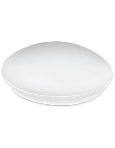 Plafón LED Superficie Redondo Matel Blanco 18W Cálida - 1