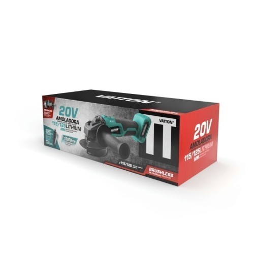 Amoladora Brushless 115/125MM 20V Vatton sin batería - 2