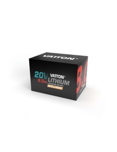 Batería de litio Vatton 20V 8.0AH Slim Intelligent - 1 2