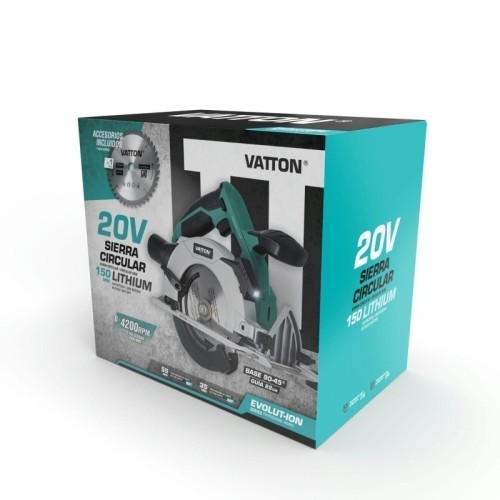 Sierra Circular 150MM 20V Vatton sin batería - 2 Sierra Circular 150MM 20V Vatton sin batería - 2