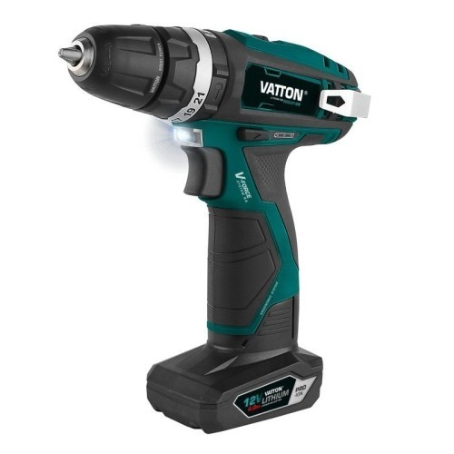 Taladro Percutor Atornillador 12V Vatton 1 Batería 4.0 Ah - 1