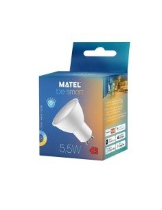 Bombilla LED Dicroica GU10 Smart Wifi Matel 5,5W CCT - 1 2