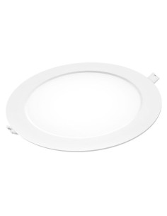 Downlight LED PC Redondo Empotrado Blanco Matel 18W (Fría, Neutra) - 1