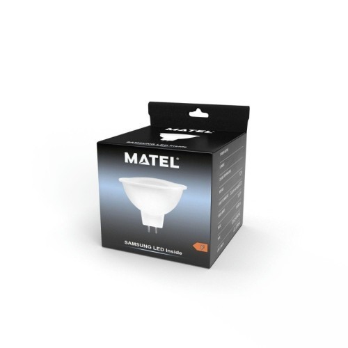 Bombilla LED MR16 Matel Chip Samsung 5W 120º (Fría, Cálida y Neutra) - 2 Bombilla LED MR16 Matel Chip Samsung 5W 120º (Fría, Cálida y Neutra) - 2