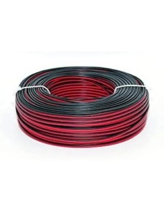 Cable Eléctrico Altavoz Paralelo Rojo/Negro 2x0,75 mm² - 1