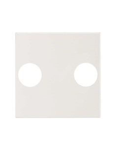 Tapa para Toma Antena R-TV+SAT Blanca 20000053-090 Simon 270 - 1