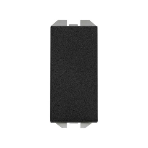 Cruzamiento Estrecho Negro Mate Pulsador 10AX Simon 270 20001251-098 - 1